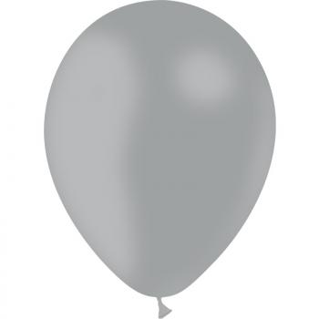 BALLON LATEX STD 28CM GRIS X50