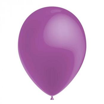 BALLON LATEX METAL VIOLET 25CM X12