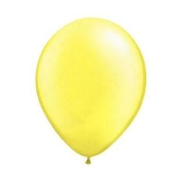 BALLON STD LATEX 12"30CM JAUNE CITRON X100