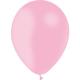 BALLON LATEX STD 12"30CM ROSE BONBON X10