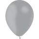 BALLON LATEX METAL 12"30CM ARGENT X10