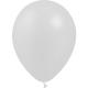 BALLON LATEX METAL 5"12CM ARGENT X25