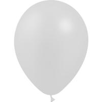 BALLON LATEX METAL 5"12CM ARGENT X25