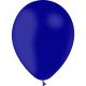 BALLON LATEX STD 12"30CM BLEU MARINE X10