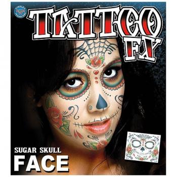 TATOUAGE FACIAL DAY OF DEAD