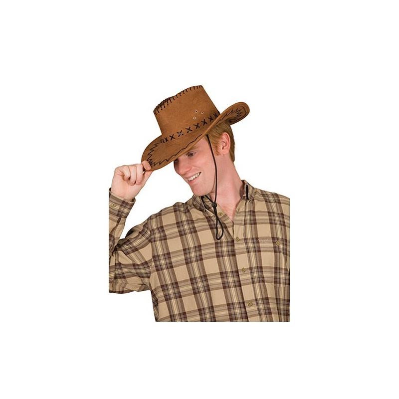 Lot De 6 Chapeaux De Cowboy Avec Bandanas - Déguisement Western, Fêtes Costumées, Pour Enfants Et Adultes