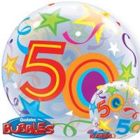 BUBBLE 50ANS ETOILES 22" 56cm