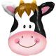 BALLON ALU FORME VACHE 32" 81cm