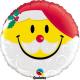 BALLON ALU ROND SOURIRE DE PERE NOELL 18" 46cm