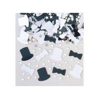 CONFETTIS CHAPEAU/NOEUD PAP. 14G