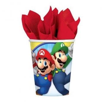 GOBELETS SUPER MARIO 250ML X8