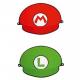 CHAPEAUX CARTON MARIO/LUIGI X8