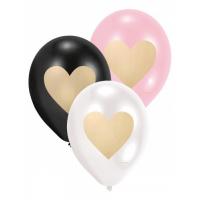 BALLONS LATEX LOVE 9" 23CM X6