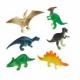 MINI FIGURINES DINOSAURE X8