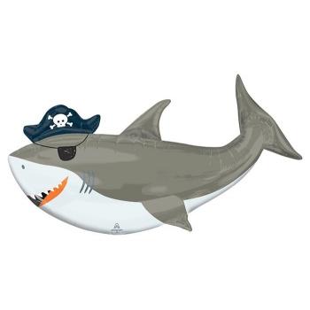 BALLON ALU REQUIN 104X58CM X1