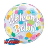 BUBBLE WELCOME BABY POIS 22" 56CM