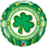 BALLON ALU ST PATRICK 18" 46cm