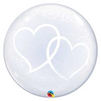 BUBBLE DOUBLE COEURS 24" 61CM