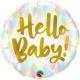 BALLON ALU ROND HELLO BABY 18" 46CM