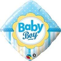 BALLON ALU BABY BOY 9" 23cm