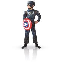 DEGUISEMENT CAPTAIN AMERICA WINTER SOLDIER TAILLE 5/6 ANS