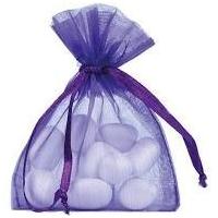 SACHET ORGANDI VIOLET X10