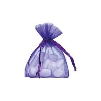 SACHET ORGANDI VIOLET X10