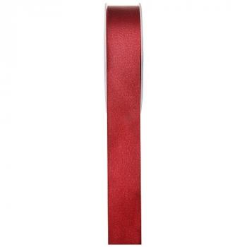 SATIN DOUBLE FACE 25MM X25M BORDEAUX