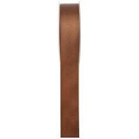 SATIN DOUBLE FACE 25MM X25M CHOCOLAT