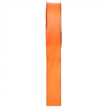 SATIN DOUBLE FACE 25MM X25M ORANGE