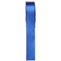 SATIN DOUBLE FACE 25MM X25M BLEU