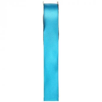 SATIN DOUBLE FACE 25MM X25M TURQUOISE