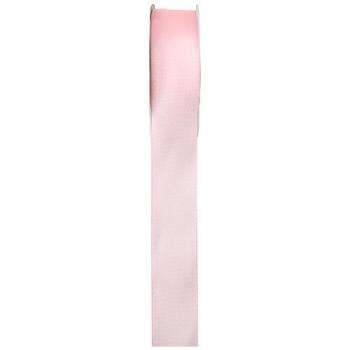 SATIN DOUBLE FACE 25MM X25M ROSE