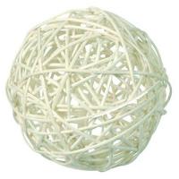 BOULE ROTIN BLANC 3,5 à 6 CM X10