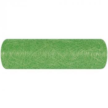 CHEMIN DE TABLE ABACA VERT 30CMX 5M