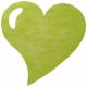 SET DE TABLE COEUR VERT AMANDE X50