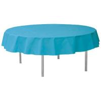 Nappe ronde textile non tisse turquoise ø 2,4 m