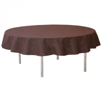 NAPPE RONDE TNT 2M40 CHOCOLAT