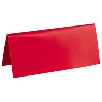 MARQUE PLACEX10 ROUGE 3X7CM