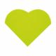 SERVIETTE COEUR VERT ANIS X20