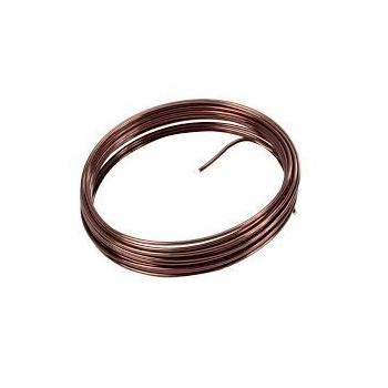 FIL ALU SOUPLE X 5M DIAM 2MM CHOCOLAT