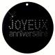 MARQUE PLACE X10 JOYEUX ANNIVERSIRE 5CM