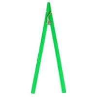 PINCE EN BOIS LONGUE X4 15CM VERTE