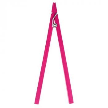 PINCE EN BOIS LONGUE X4 15CM FUSHIA