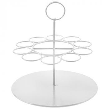 SUPPORT TUBE ROND BLANC Ø 14 x 14 cm