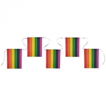 BANDEROLE ARC EN CIEL MULTICOLORE 6M