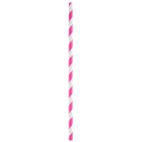 PAILLE RAYURES FUSHIA X20