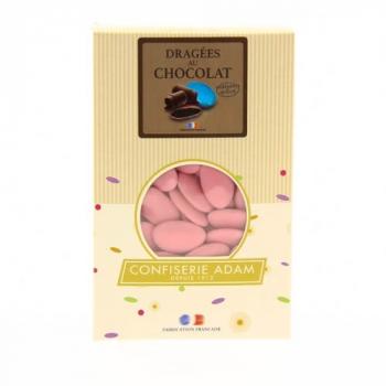 DRAGEE CHOCOLAT 500GR ROSE NACRE