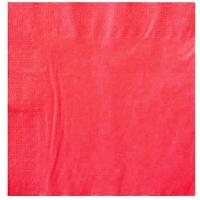 SERVIETTE OUATE 2 PLIS ROUGE X100