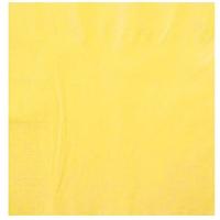 SERVIETTE OUATE 2 PLIS JAUNE X100